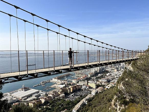 This is me, on the Windsor Bridge in Gibraltar